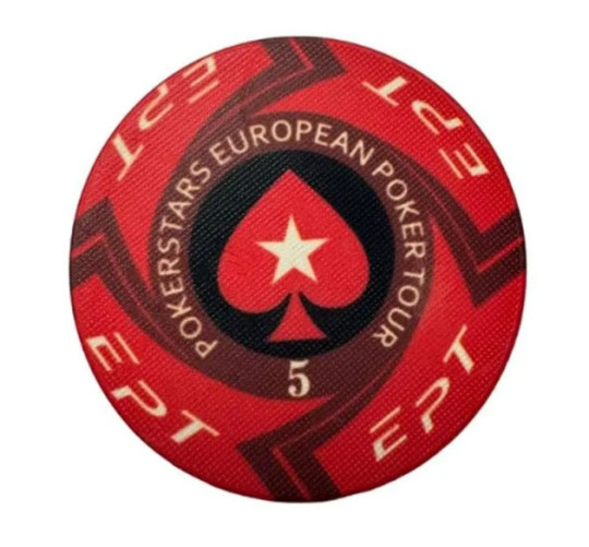 Фишки для покера EPT 100% керамика 5 (25 шт.) 10,5 гр.