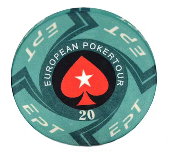 Фишки для покера EPT 100% керамика 20 (25 шт.) 10,5 гр.