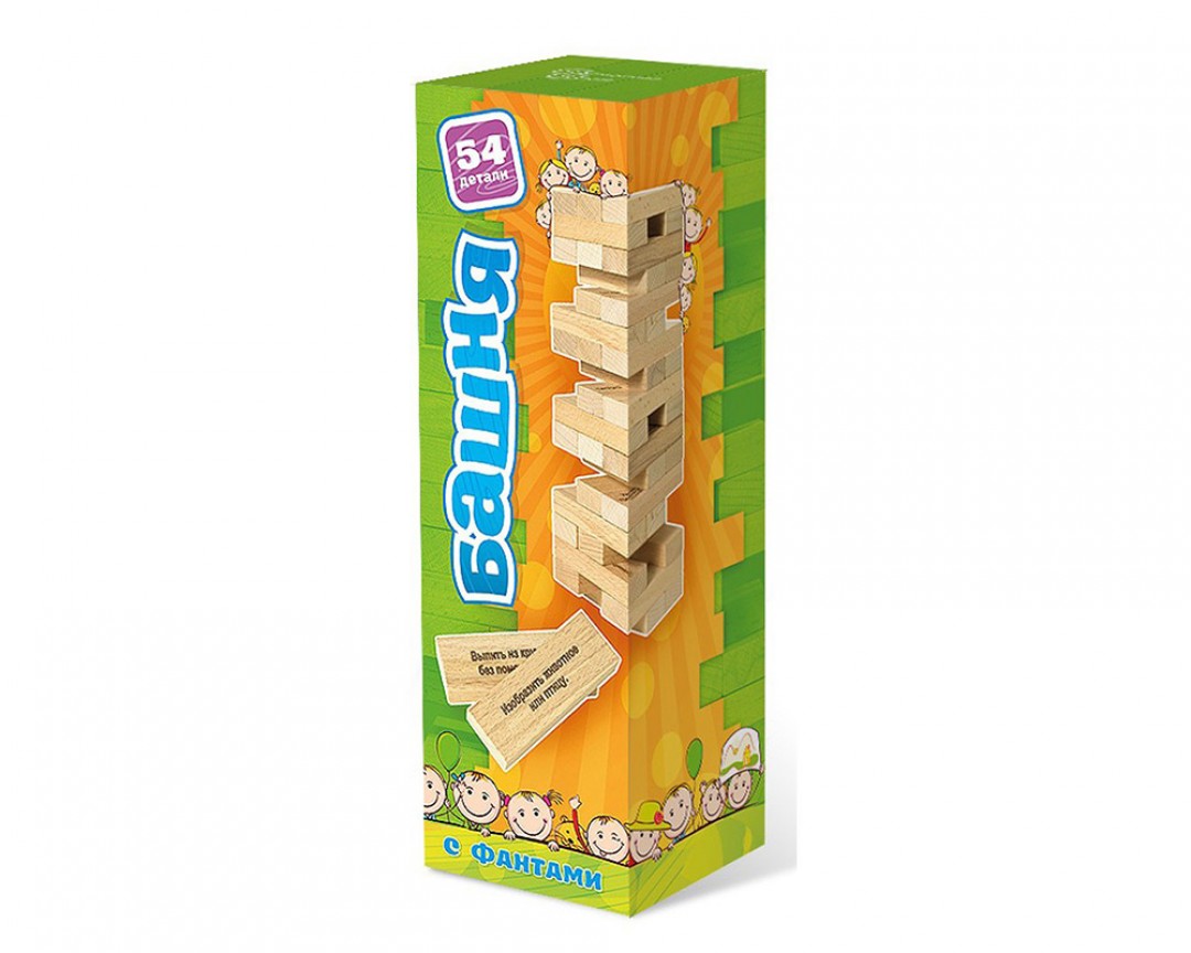 Башня с заданиями для детей (Дженга, Jenga) | Красноярск