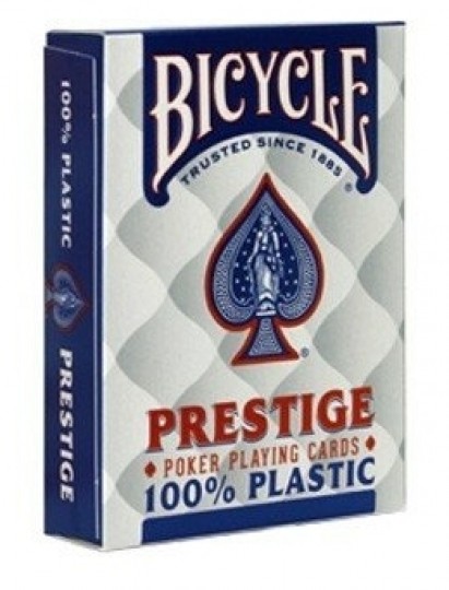 Карты Bicycle Prestige (синяя рубашка)